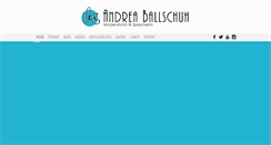 Desktop Screenshot of andrea-ballschuh.de